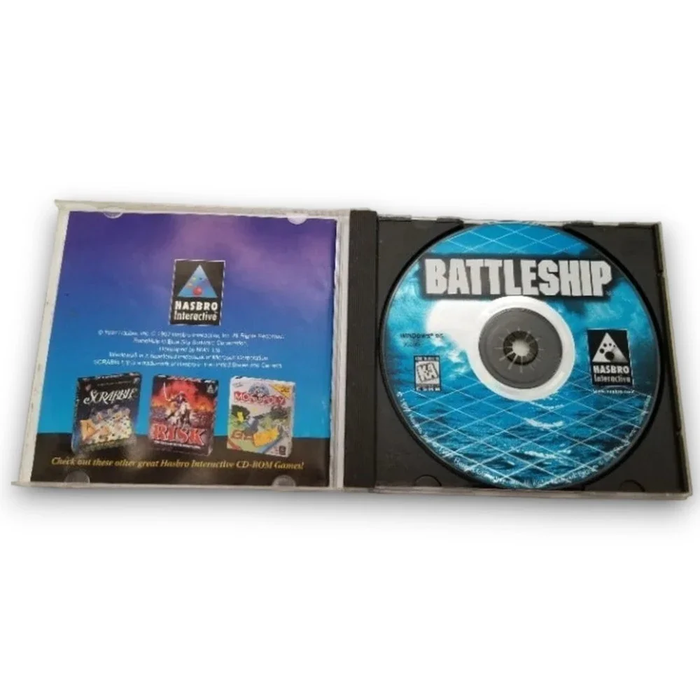Battleship CD-ROM Classic Naval Strategy Game for Windows 95 Vintage Hasbro 1997